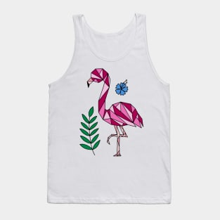 Geometric Flamingo Tank Top